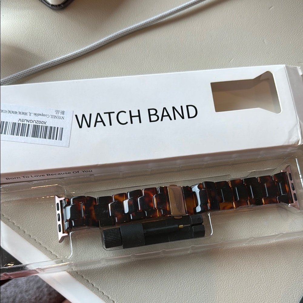 Tortoise Shell Apple Watch Band
